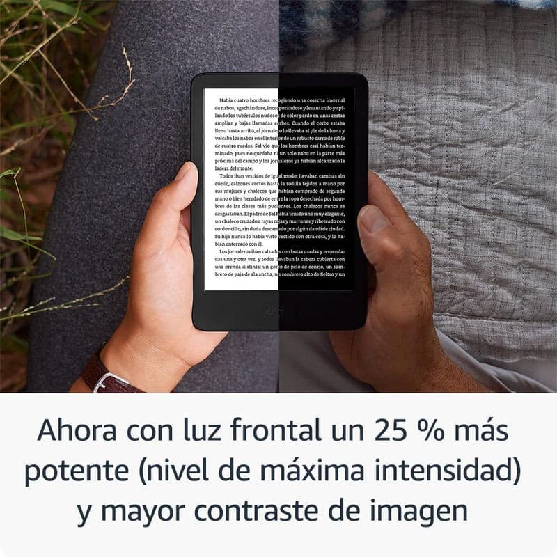 Contraste de Amazon Kindle (2024), 6 HD Negro - e-Reader