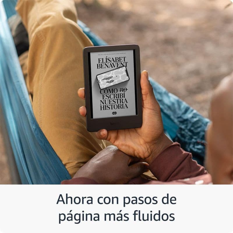 Fluidez de Amazon Kindle (2024), 6 HD Negro - e-Reader