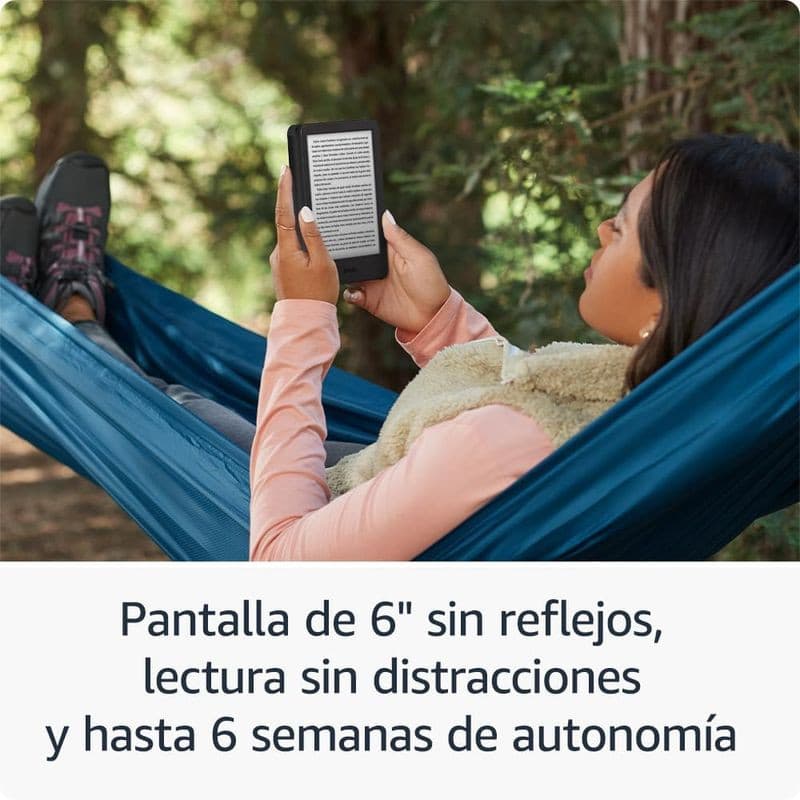 Pantalla de Amazon Kindle (2024), 6 HD Negro - e-Reader