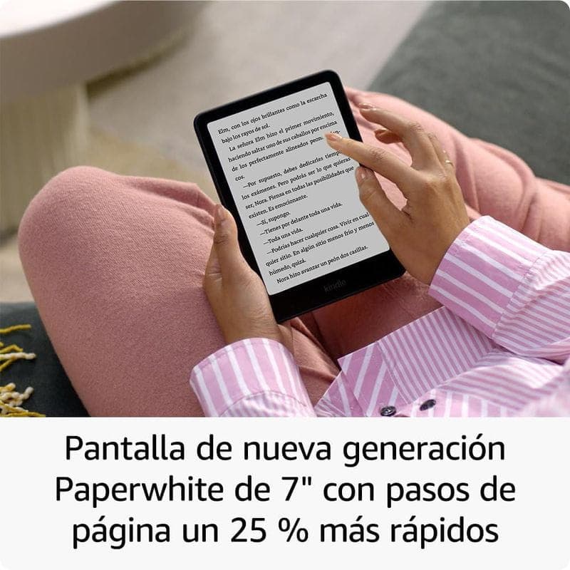 Pantalla de Amazon Kindle Paperwhite Signature Edition 12ª Gen (32GB) Verde Jade Metalizado - e-Reader