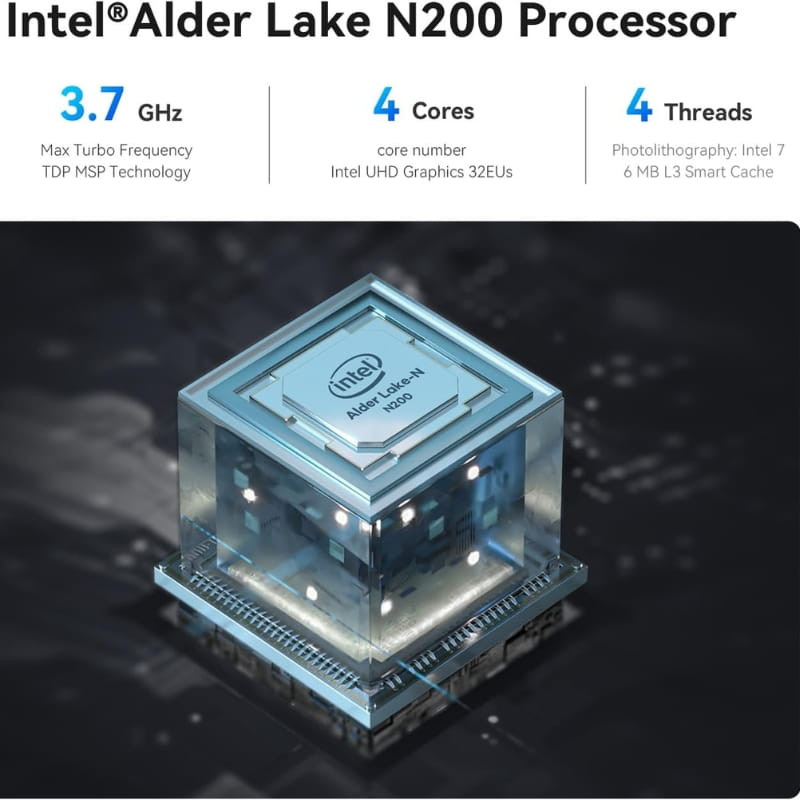 Beelink EQ13 Intel Alder Lake N200 16GB/500GB Azul - Ítem2