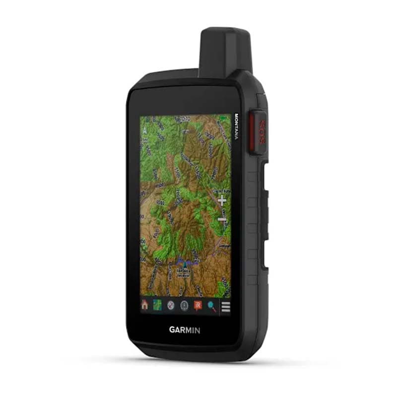 Garmin Montana 710i - vista frontal e lateral direito