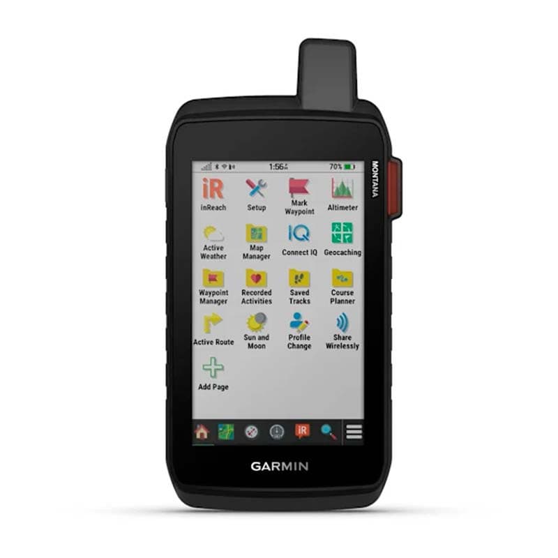 Garmin Montana 710i - aplicações pré-instaladas