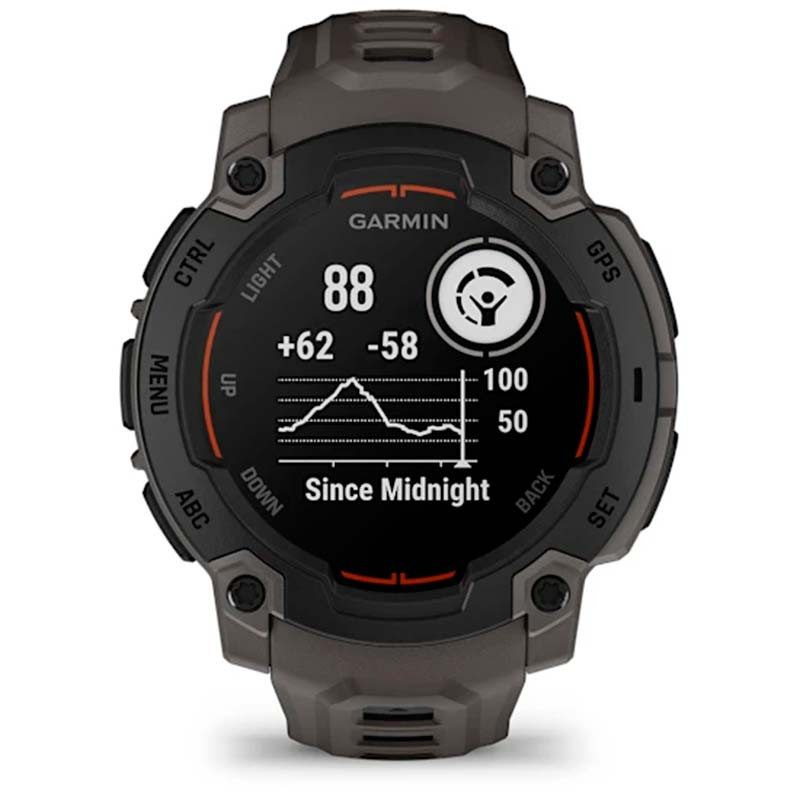 Garmin Instinct E 45mm Negro con Correa Carbón - Ítem7
