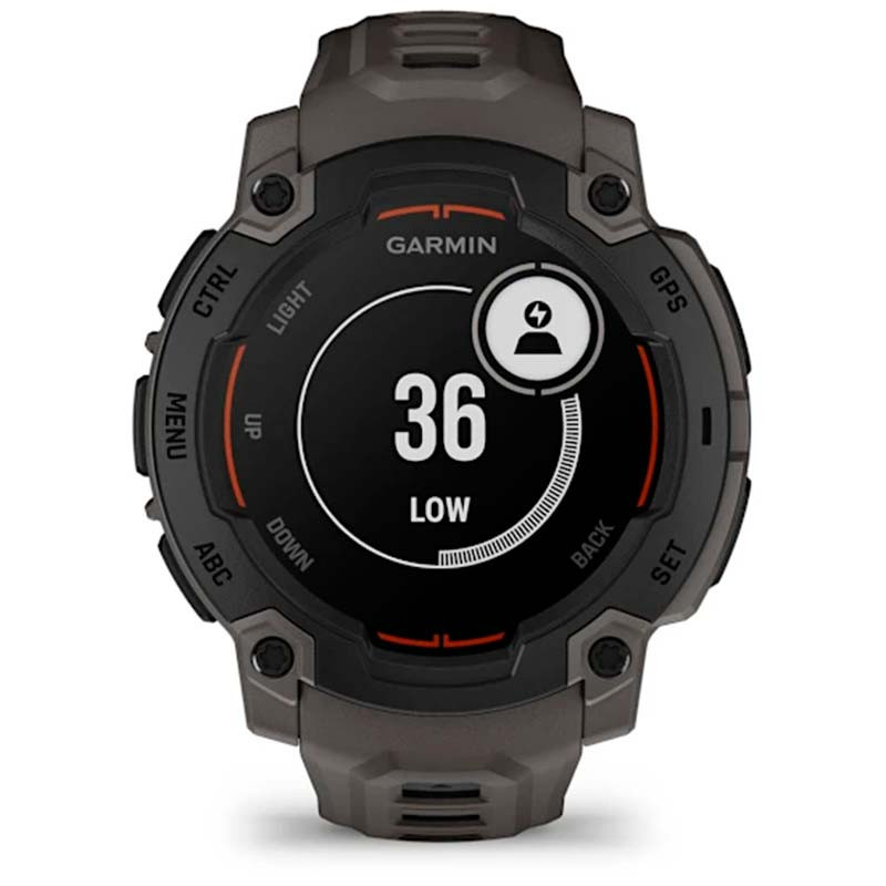 Garmin Instinct E 45mm Negro con Correa Carbón - Ítem8