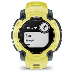 Garmin Instinct E 45mm Jaune avec Bracelet Jaune - vue de face