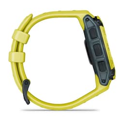 Garmin Instinct E 45mm Jaune avec Bracelet Jaune - côté gauche