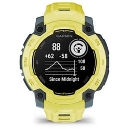 Garmin Instinct E 45mm Jaune avec Bracelet Jaune - fréquence cardiaque
