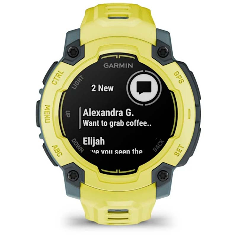 Garmin Instinct E 45mm Amarelo com Bracelete Amarelo - Item10
