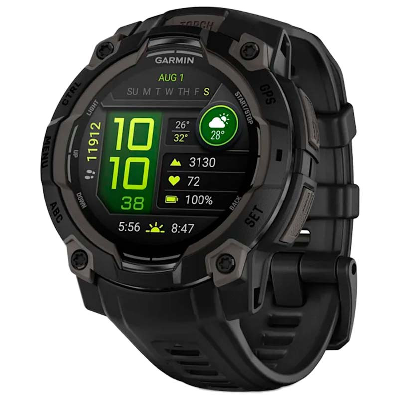 Garmin Instinct 3 AMOLED 45mm Negro con Correa Negra - Ítem