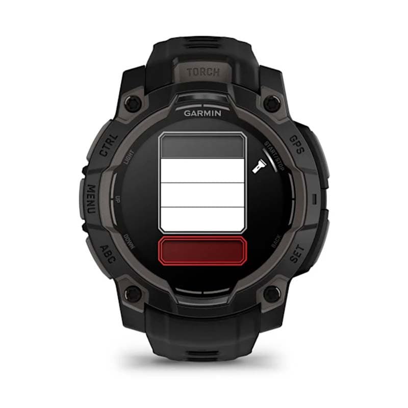 Garmin Instinct 3 AMOLED 45mm Verde con Correa Verde - linterna
