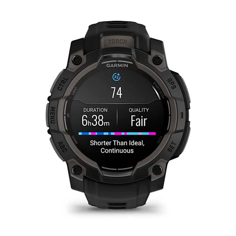 Garmin Instinct 3 AMOLED 45mm Verde con Correa Verde - monitorización del sueño