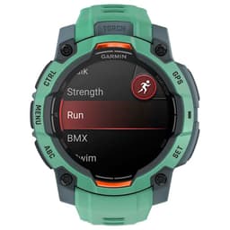 Garmin Instinct 3 AMOLED 45mm Verde con Correa Verde - vista frontal