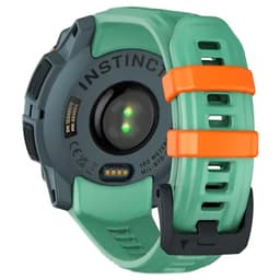 Garmin Instinct 3 AMOLED 45mm Verde con Correa Verde - vista trasera
