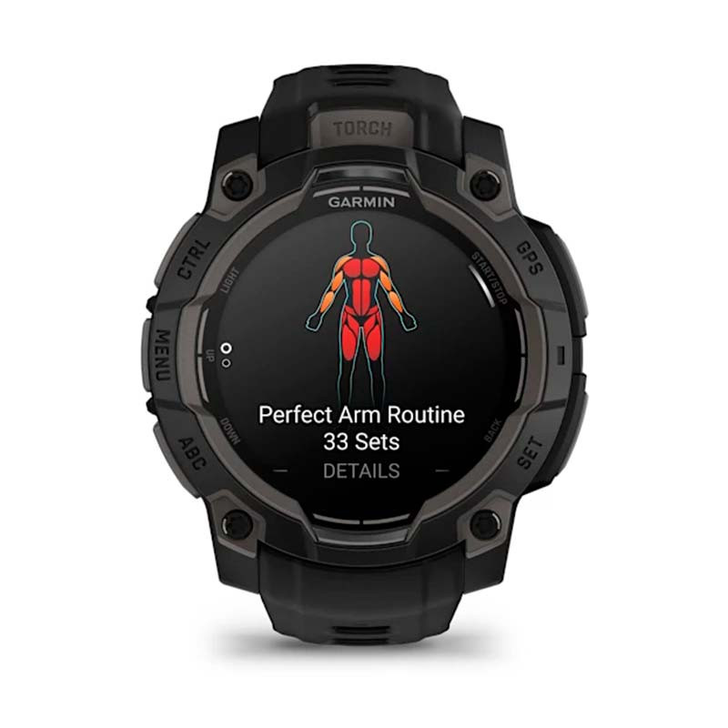 Garmin Instinct 3 AMOLED 50mm Noir avec Bracelet Carbone - Ítem6