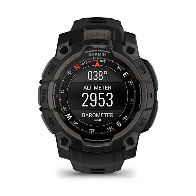 Garmin Instinct 3 AMOLED 50mm Noir avec Bracelet Carbone - Ítem9