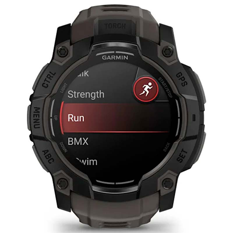 Garmin Instinct 3 AMOLED 50mm Noir avec Bracelet Carbone - Ítem1