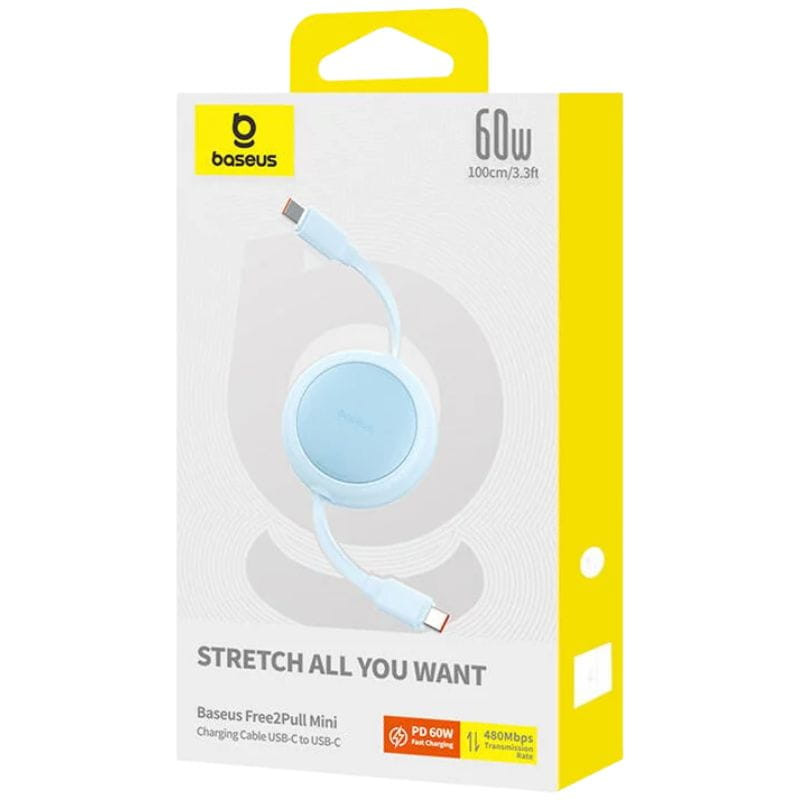 Baseus Free2Pull Azul - Cable Mini USB-C a USB-C - Ítem3