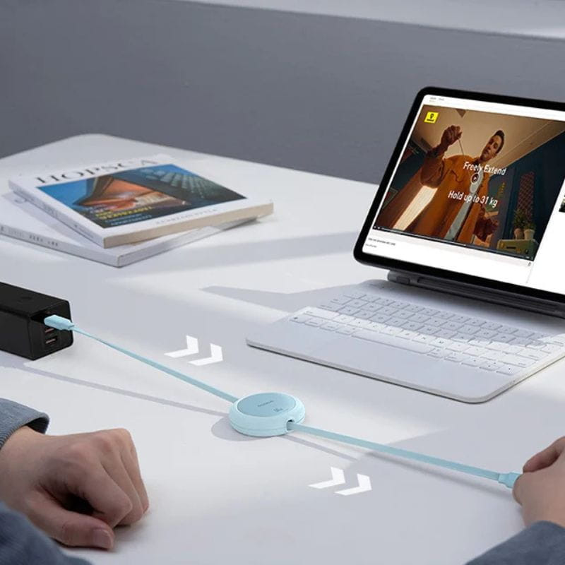 Baseus Free2Pull Azul - Cable Mini USB-C a USB-C - Ítem1