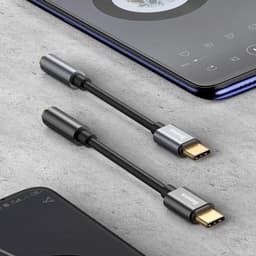  Baseus L54 - Adaptador de audio USB C imagen real