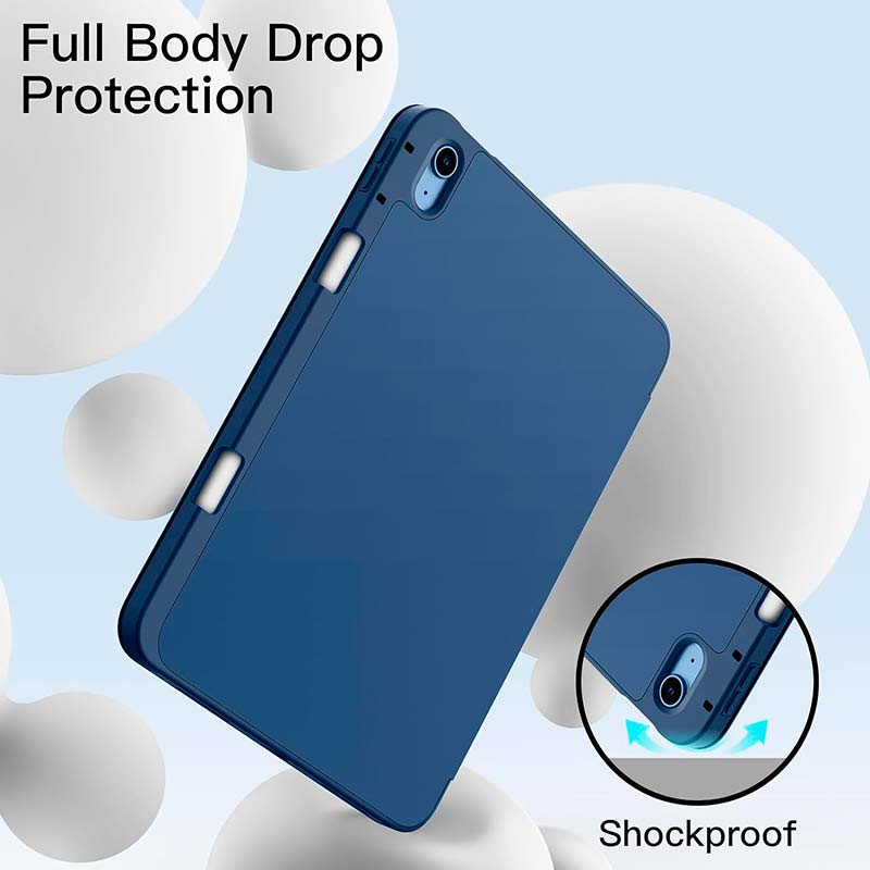 Funda azul oscuro con portalápiz para iPad 10ª Gen - Ítem2