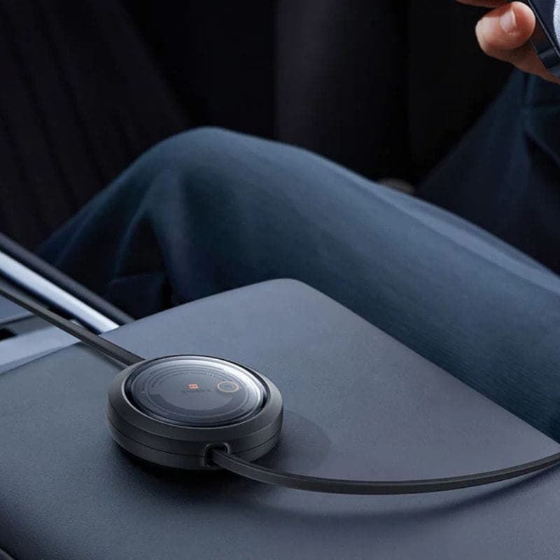 Baseus Free2Draw Black - USB-C 3 em 1 USB-C/Lightning/Micro Picture in a Car Cable