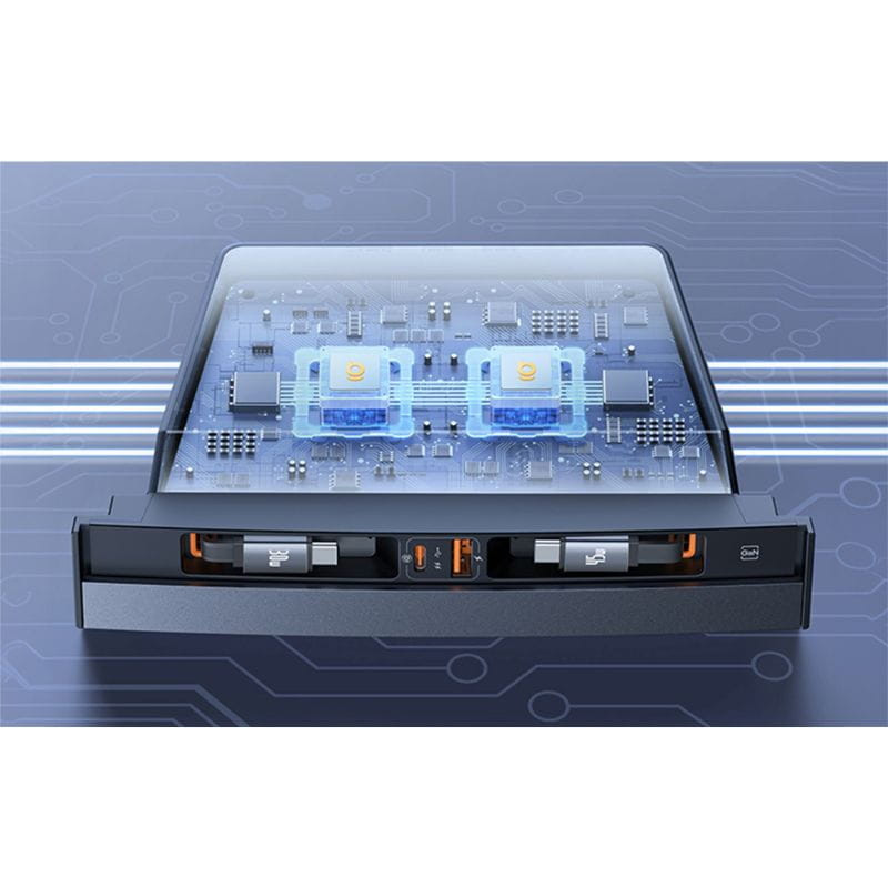 Baseus T-Space - Hub con cables USB-C a USB- C para Tesla - Ítem2