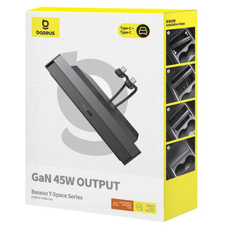 Baseus T-Space - Hub com cabos USB-C para Lightning para Tesla - Item3