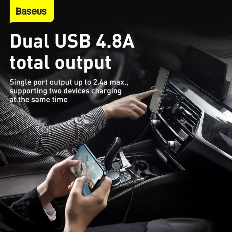 Baseus Grain Pro 4.8A - Carregador para automóvel - Item7