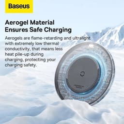 Baseus Simple 2 - Chargeur sans fil inductif, charge sécurisée