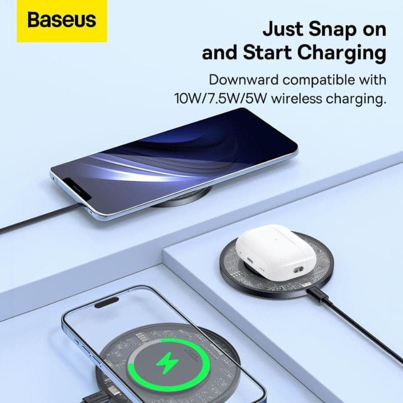  Baseus Simple 2 - Chargeur sans fil inductif image en cours de chargement