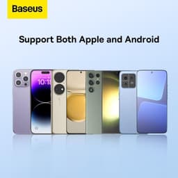  Baseus Simple 2 - Chargeur sans fil inductif compatible avec Android et iOS