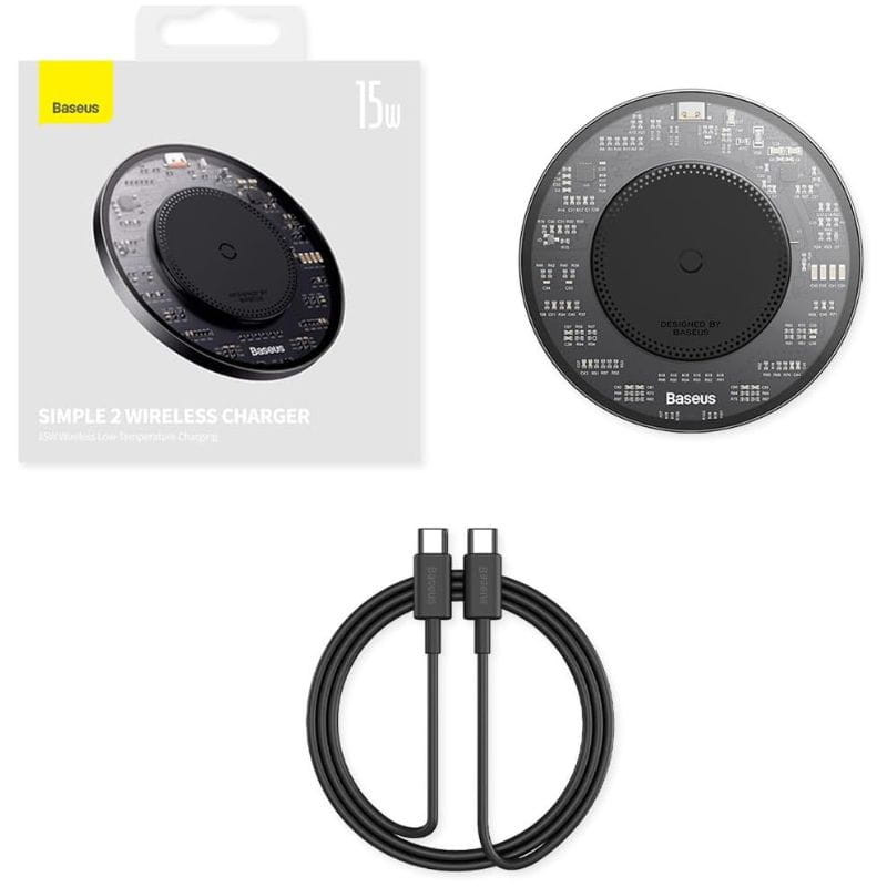 Baseus Simple 2 - Carregador indutivo sem fios - Item1