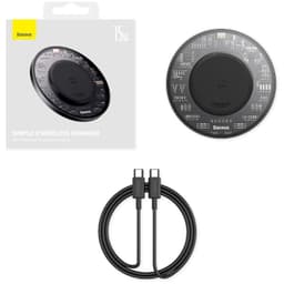  Baseus Simple 2 - Chargeur sans fil inductif image avec boîtier