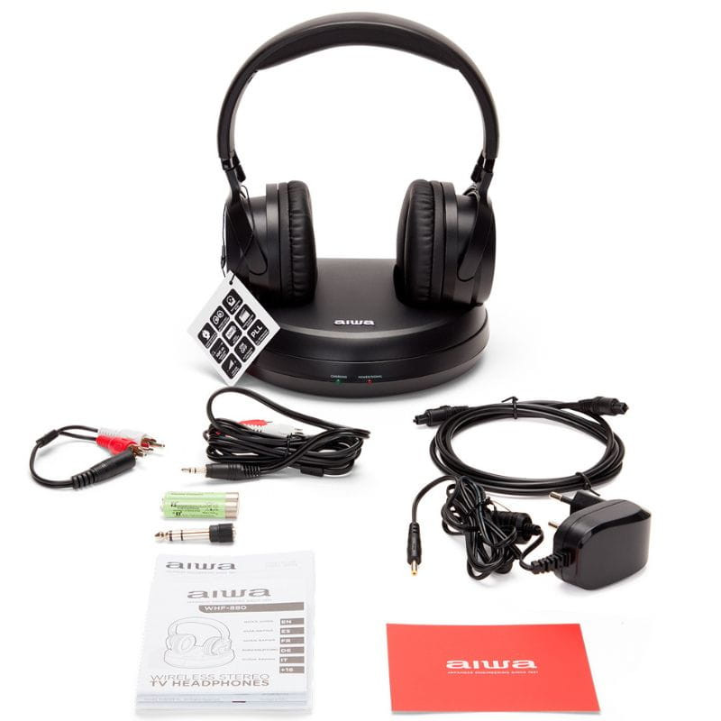 Aiwa WHF-930D/ Radiofrequência - Auscultadores Hi- Fi sem fios com base - Item7