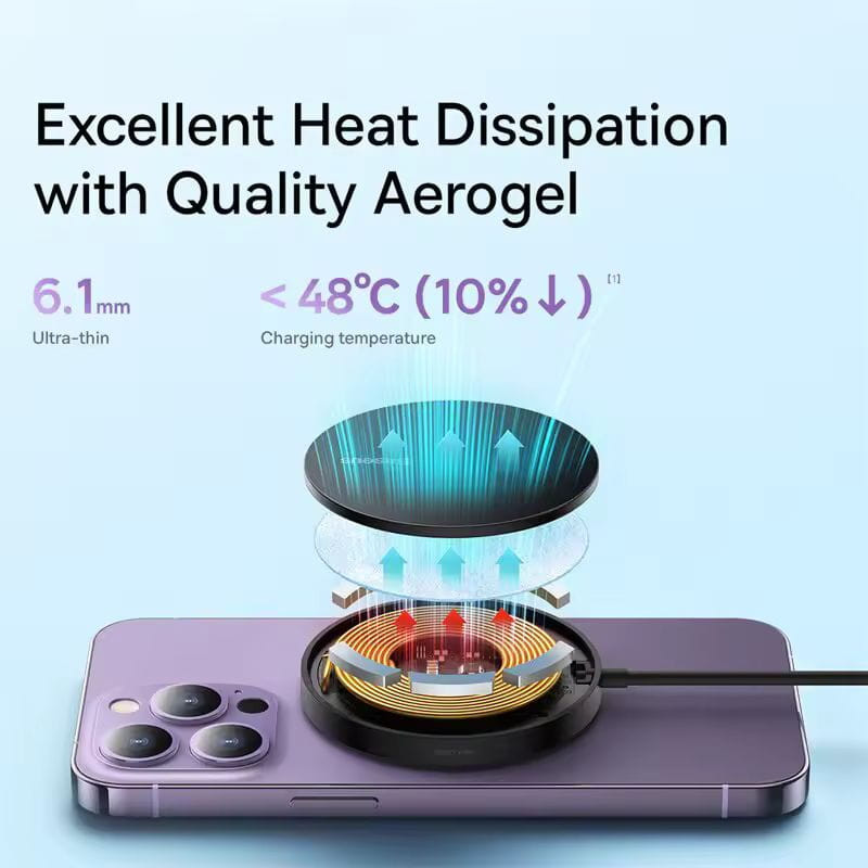 Baseus Simple Mini 3 15W - Cargador inalámbrico - Ítem3