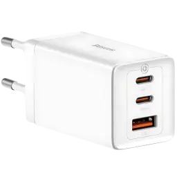 Baseus GaN5 Pro 65W - Chargeur mural 2xUSB-C 1xUSB-A