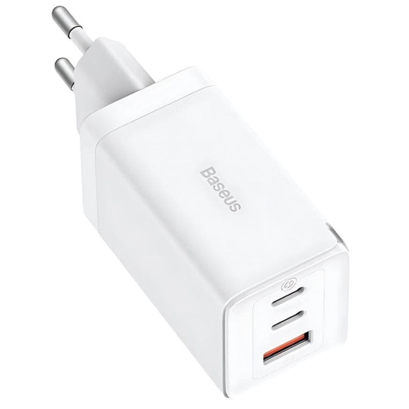 Baseus GaN5 Pro 65W - Chargeur mural 2xUSB-C 1xUSB-A image  vue de dessus