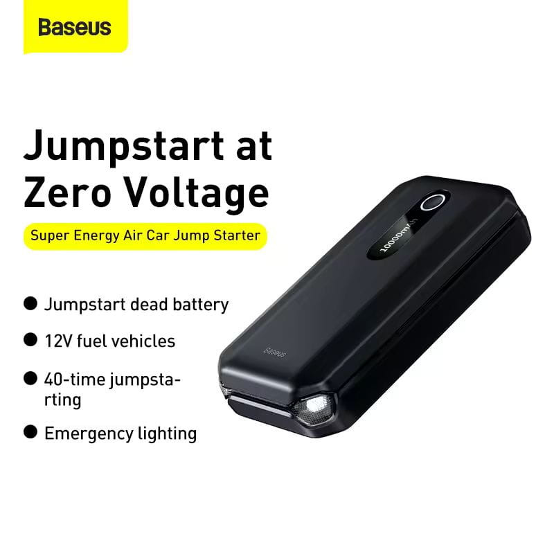 Baseus Super Energy 1000A USB - Arrancador de baterias 12V e power bank - Item1