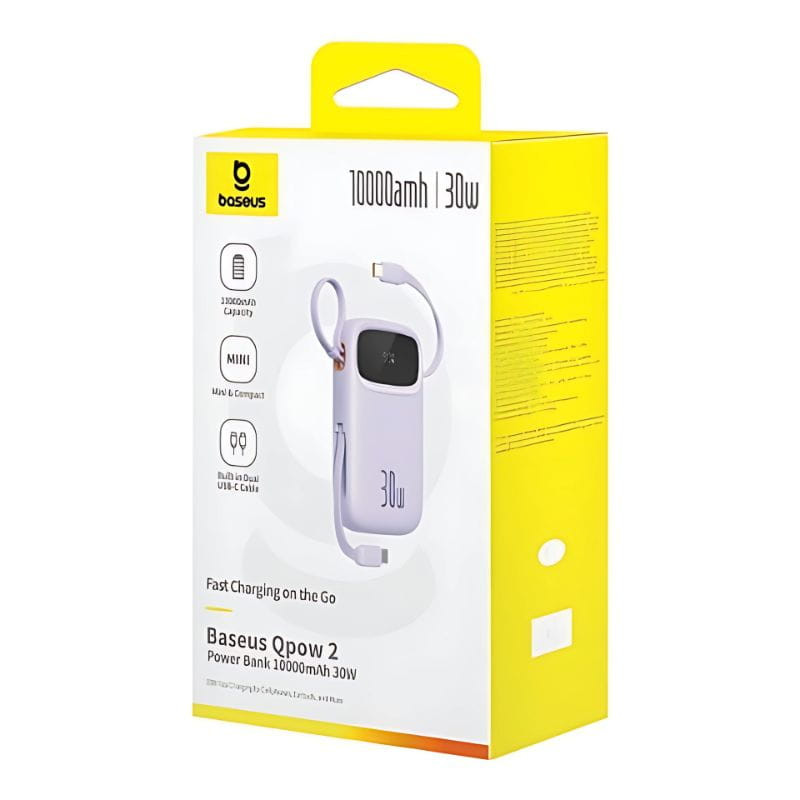 Baseus QPow 2 10000 mAh 30W - Power Bank - Ítem1