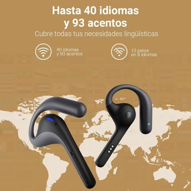 Timekettle W4 Pro IA Negro  40 idiomas
