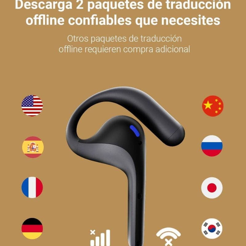 Timekettle W4 Pro IA Negro traducción off-line