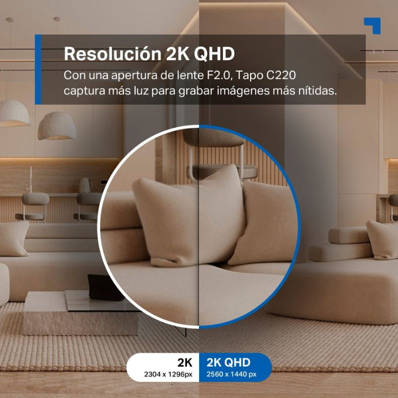 TP-Link Tapo C220 - Cámara de vigilancia Interior 2K - Ítem2