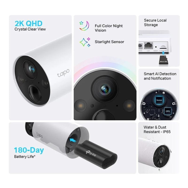 TP-Link Tapo C420S1- Cámara de Vigilancia Inteligente - Ítem1