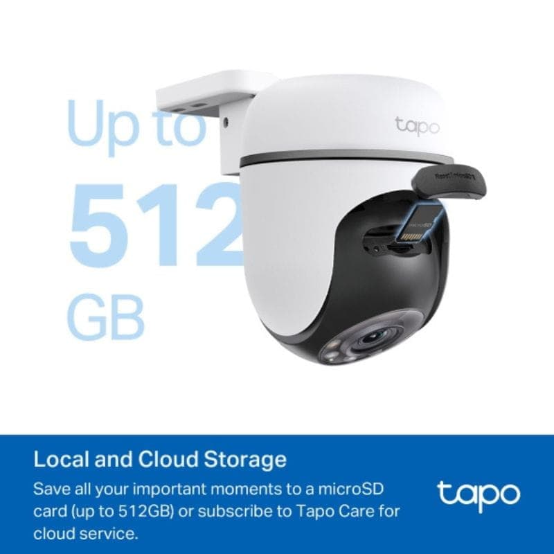TP-Link Tapo TC40 Wi-Fi - Cámara de seguridad exterior. Almacenaje SD hasta 512GB.