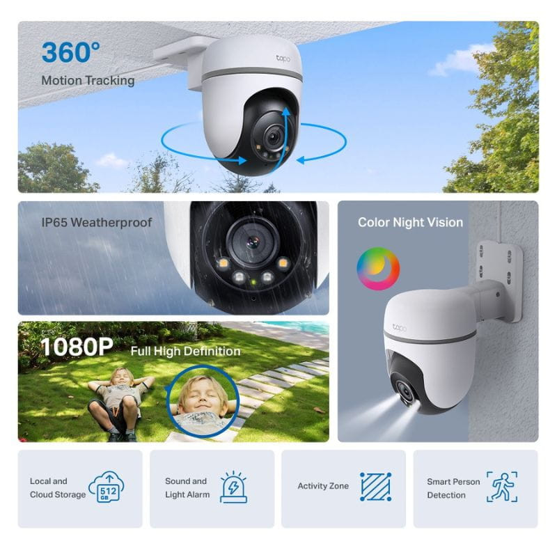 TP-Link Tapo TC40 Wi-Fi - Cámara de seguridad exterior - Ítem8