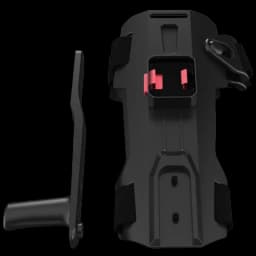 Waydoo - Sangle de bras pour scooter sous-marin, support noir profilé avec clips rouges, poignée latérale détachable et passants de fixation robustes