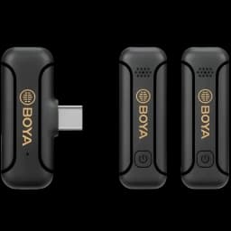 Boya BY-WM3T2-U2 - Microphone sans fil à pince 2,4 GHz USB-C Système double