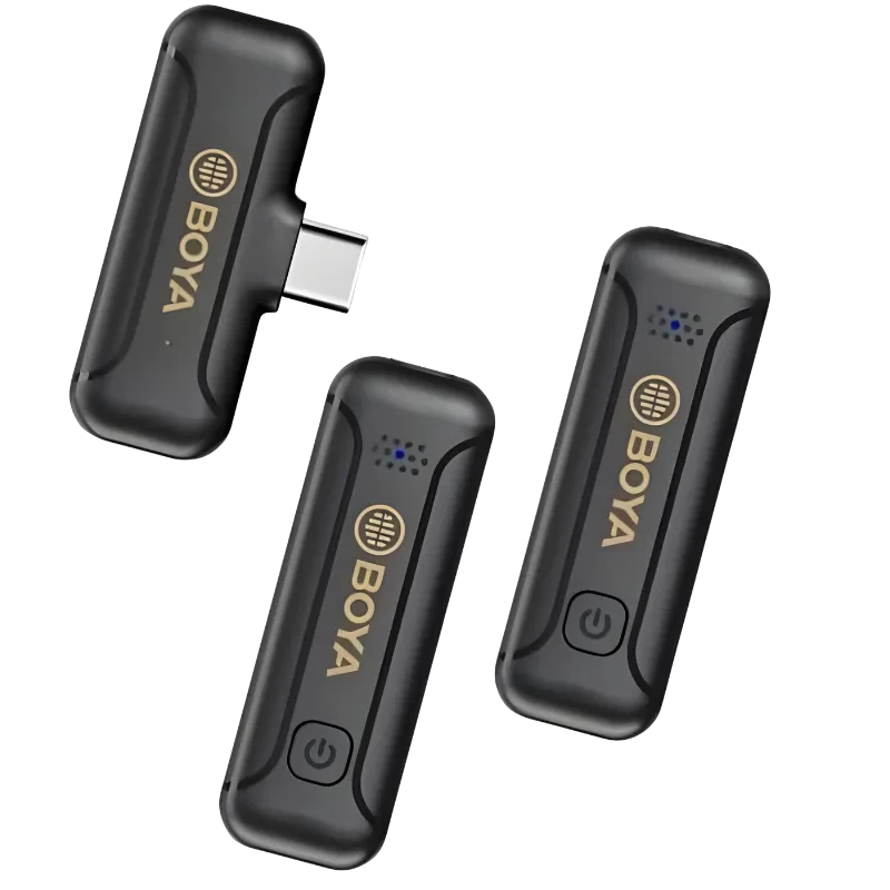 Boya BY-WM3T2-U2 - Micrófono inalámbrico de solapa 2.4 GHz USB-C Sistema dual - Ítem2