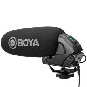 Boya BY-BM3030 - Microphone à condensateur supercardioïde pour caméra